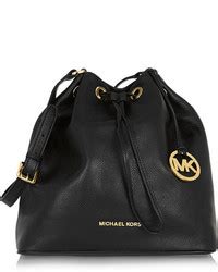 schwarze beuteltasche leder michael kors|Michael Kors black purses.